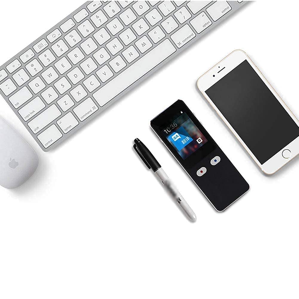 Urządzenie do tłumaczenia głosu, przenośny inteligentny tłumacz dwukierunkowe WiFi/Hotspot/Offline/nagrywanie Tłumaczenie z kamery Online 44 języki w czasie rzeczywistym, rodzina ekranów 2,4 cala