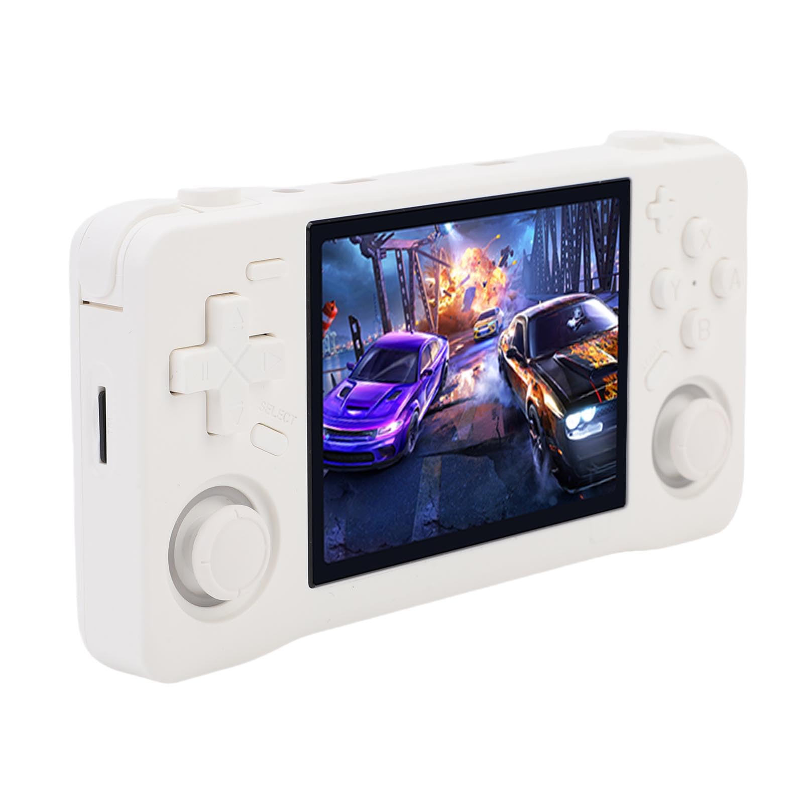 Console di Gioco Portatile retrò, Schermo HD da 3,5 Pollici Console di Gioco RK3326 a 64 Bit, Lettore di Portatile con Batteria da 4000 MAh, Ideale per N64 SFC Ed Emulatori Multipli (#1)