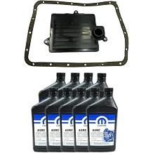 6.7L HO AISIN AS68RC Transmission Service Kit & Fluid & Cork Rubber Gasket Compatible with 2007.5-2012 6.7L Cummins 2500/3500/ 4500/5500 | Replaces 68224232AA, 68214914AA, 9 5189966AD 5189966AE