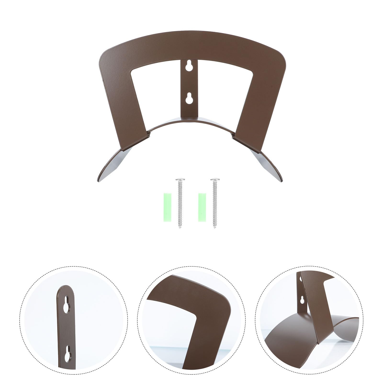 Artibetter Soporte de Manguera de Hierro para Pared, Gancho Colgante para Almacenamiento de Agua, Estante Organizador para Mangueras de Jardín, Uso Doméstico, Resistente y Anticorrosión,