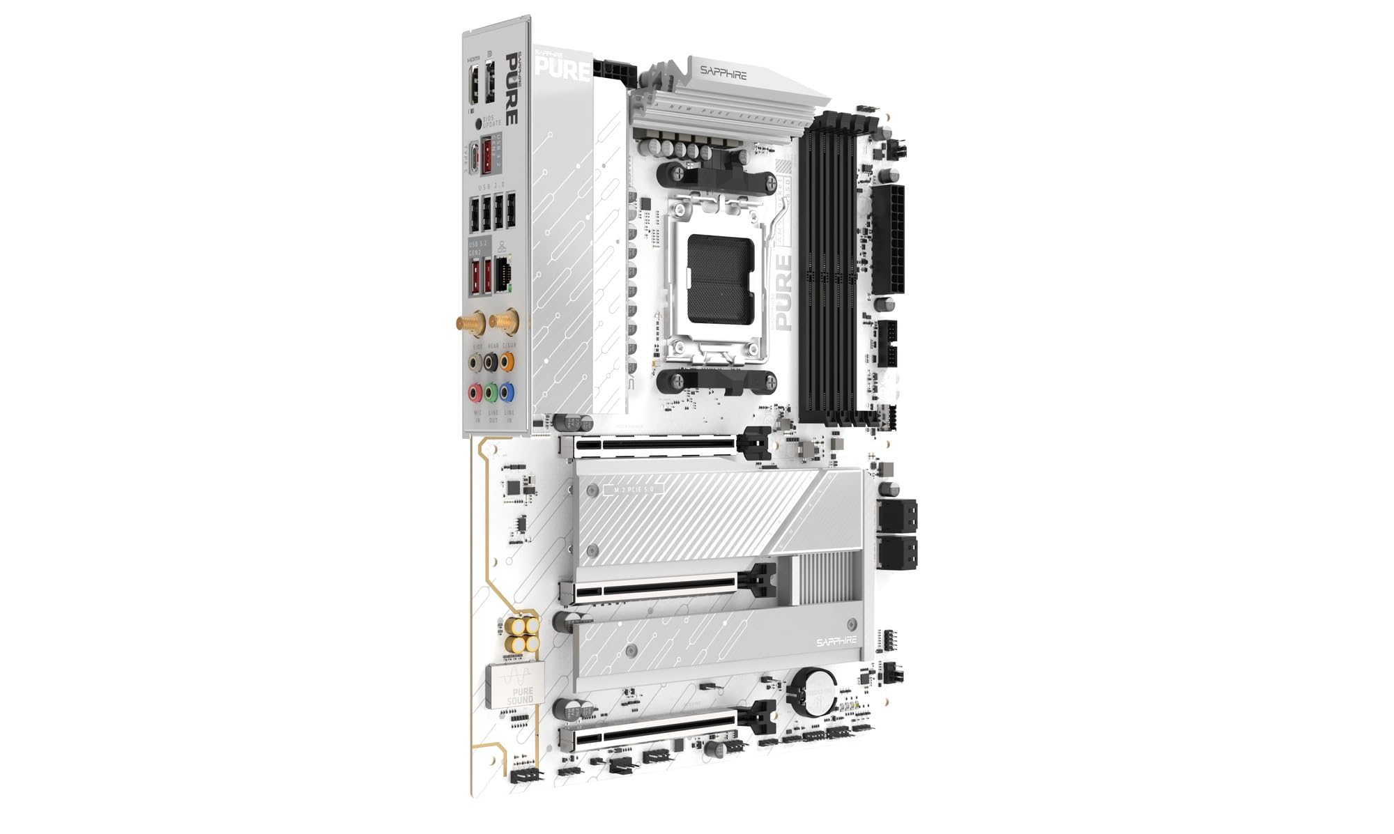 Amazon | SAPPHIRE PURE B850A WIFI7 ATXマザーボード 52123-11-40G