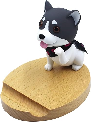 Miniatura 19 de Soporte de teléfono celular para cachorro perro para escritorio, soporte para teléfono inteligente, soporte de dibujos animados, ornamento