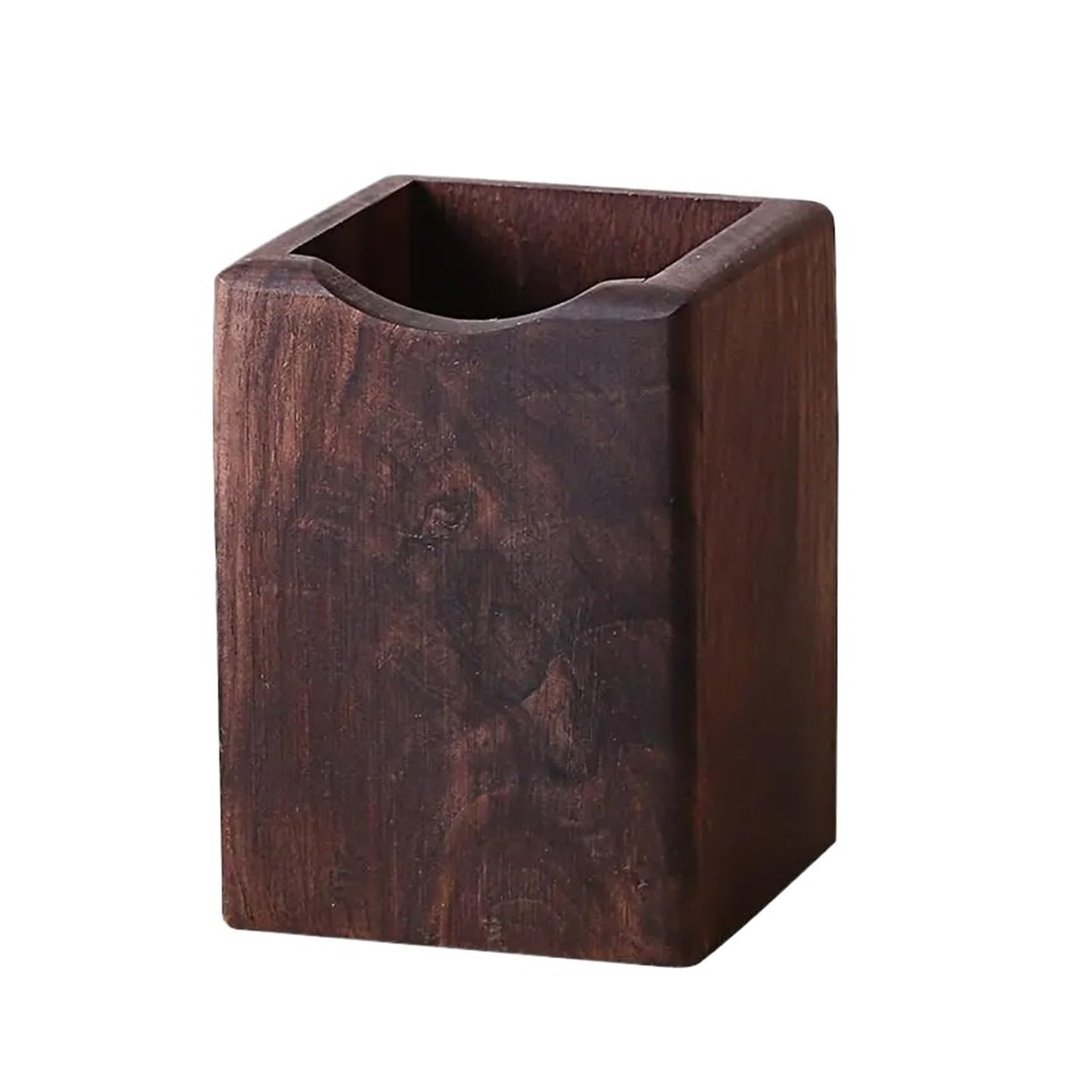 XUCZHAI 1pcs Pen Holder Solid Wood Desktop Storage Office Creative Ornament(Color 1)