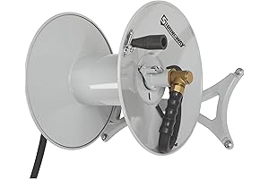 Strongway Wall Mount Hose Reel with Crank