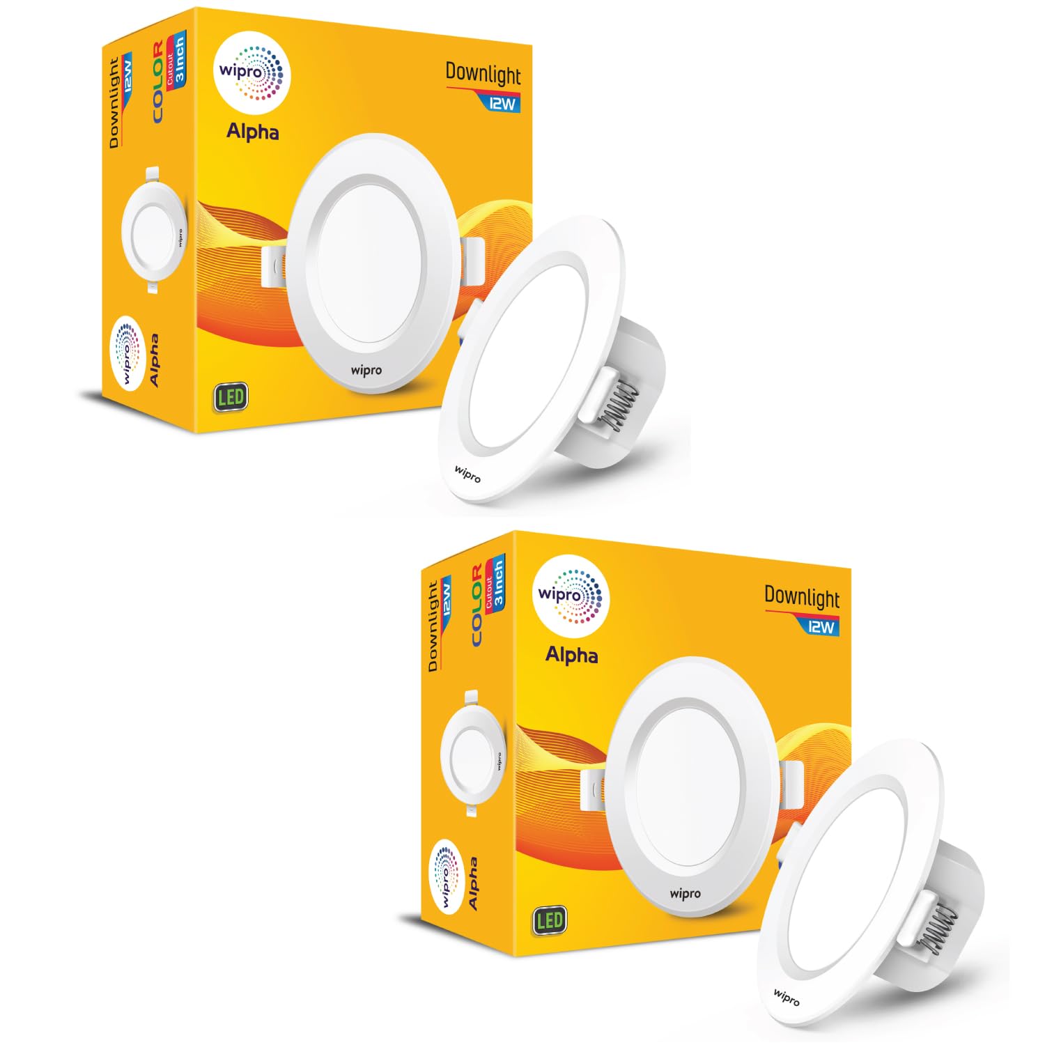 Wipro Garnet Downlight Junction Box - Neutral White -1