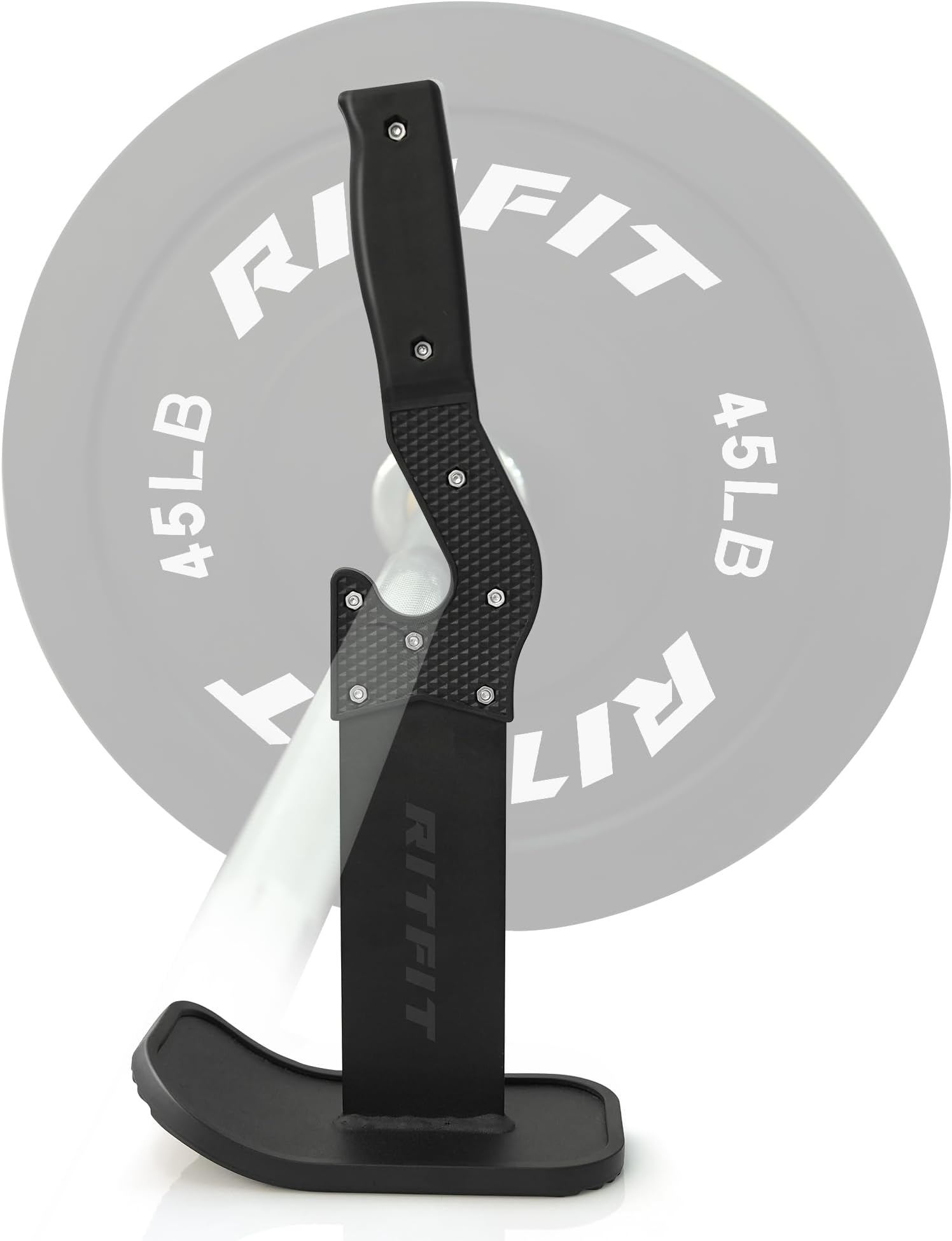 Ritfit Deadlift Jack/Barbell Jack Unload 660Lb Barbell Stand Bar With Non-Slip Handle And Base,Perfect For Exercises Powerlifting Loading&Unloading Plates（Only Rack)