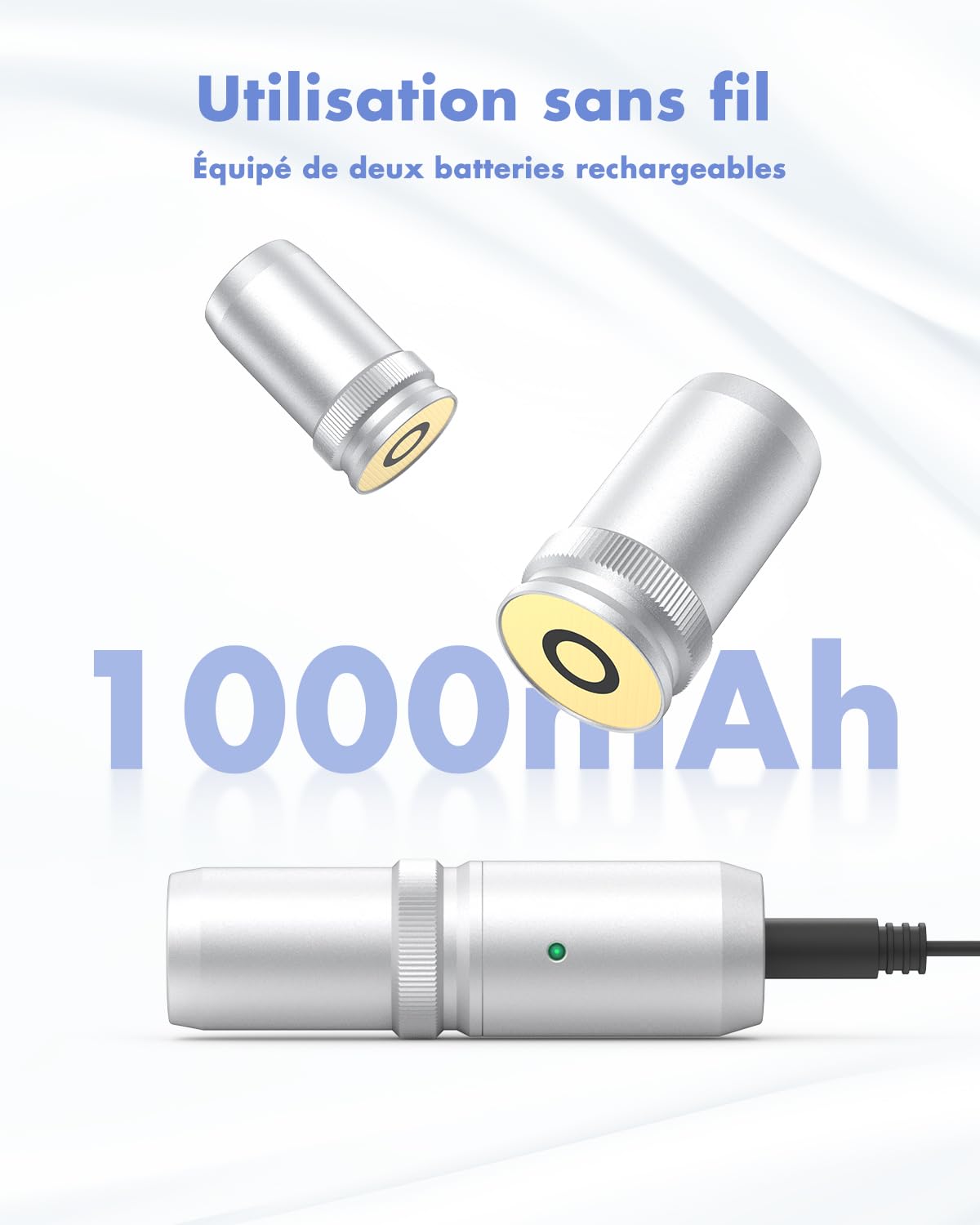 Dr. Pen Ultima A6 Stylo de Microneedling : Machine de Microneedling Sans Fil Dr. Pen avec 22 Cartouches