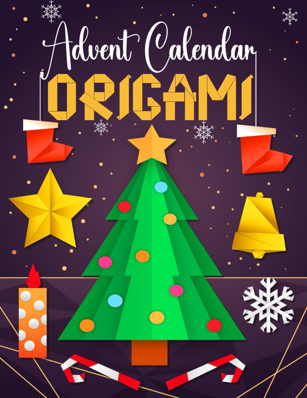 Origami Advent Calendar: 24 Colorful Christmas Models with an Illustrated Folding Guide for Beginners and Advanced | A Fun Activity for Kids and Adults