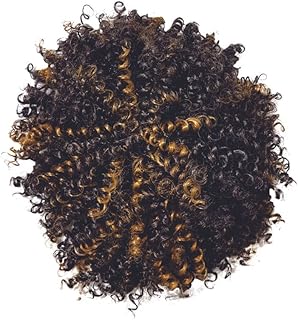 Aplique Coque Afro Puff Fibra Sintética P90 Cor:#F4/30  