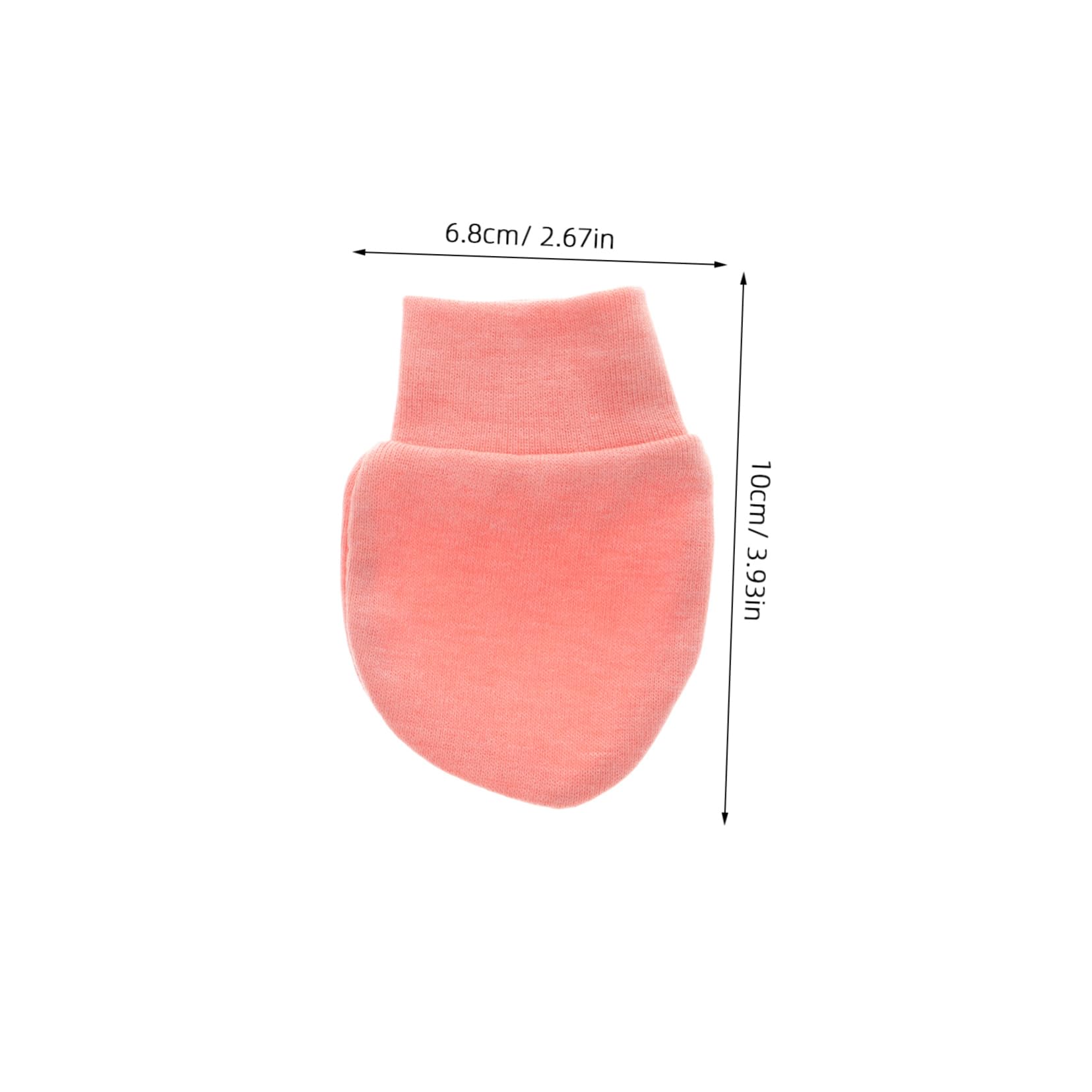 BESPORTBLE Newborn Mittens Soft Breathable Cotton Gloves Anti-scratch Ideal for Infants Toddlers 1 Pair