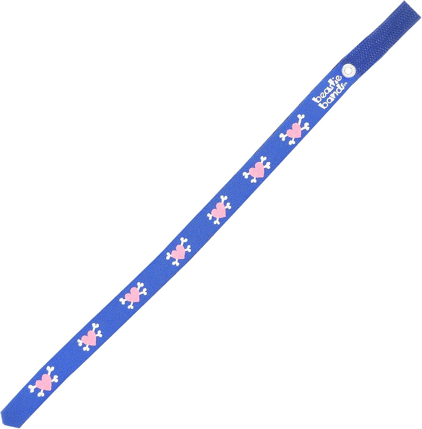 Beastie Band Cat Collar Hearts and Crossbones (Teal)