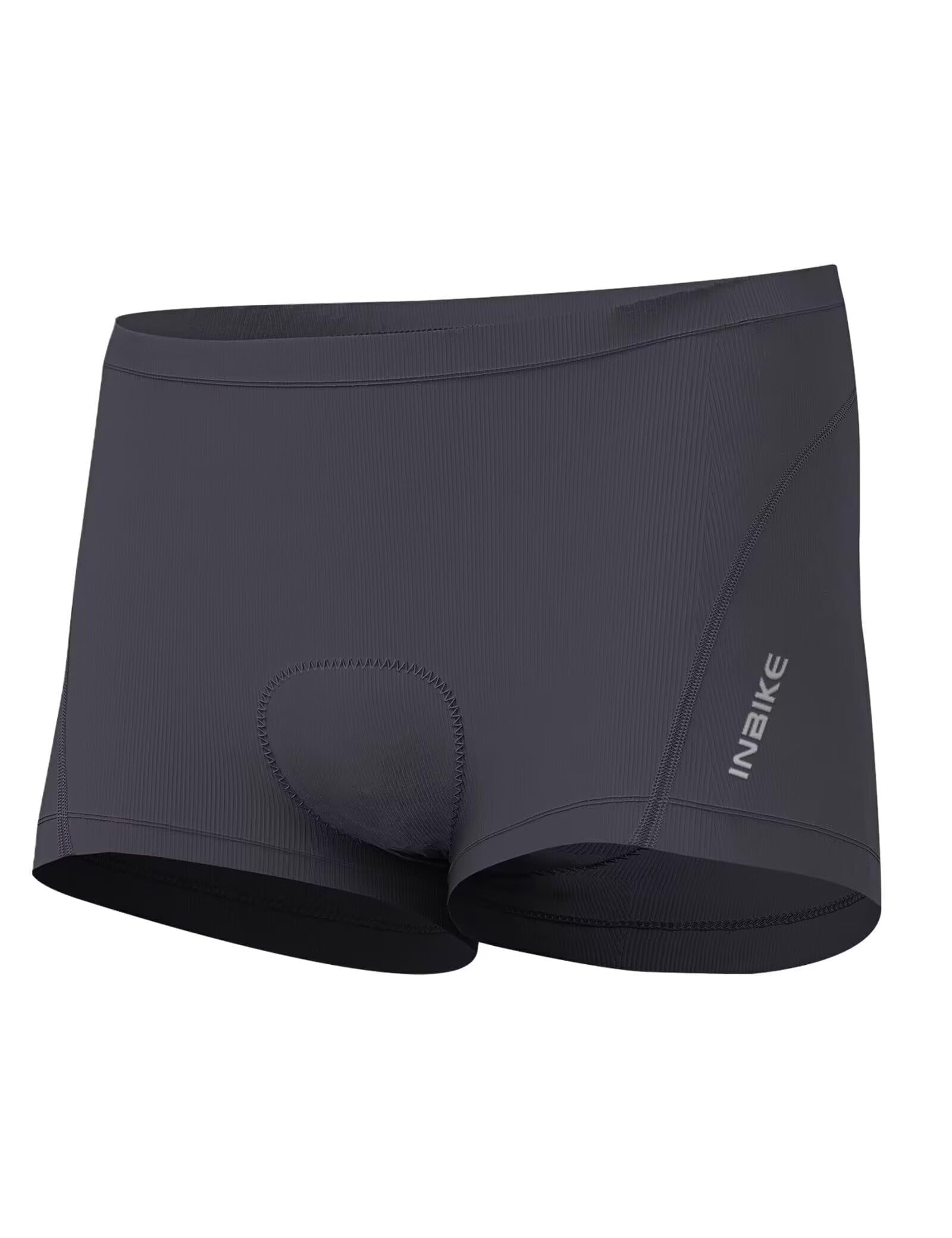 INBIKE Men's Cycling Underwear 3D Padded Bike Shorts Bicycle MTB Liner Mountain Biking Tights Grey