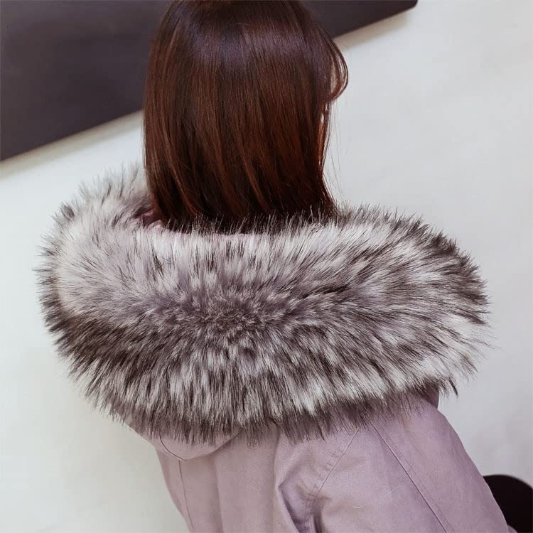 Kuscheliger Kunstpelz-Schal Mit Kragen | Winter Accessoire | Mehrere Farben & Längen