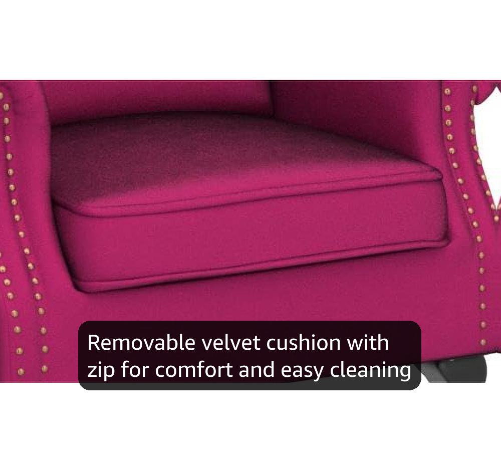 Amazon.com: ZETZU Mid Century Modern Accent Chair Upholstered