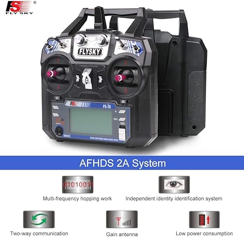 Miniatura 4 de Flysky RC Transmisor TX con receptor para RC cuadricóptero FPV Racer avión