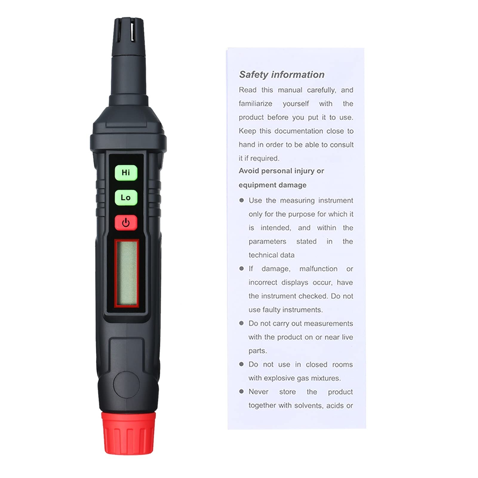 Detector de Gas, Alarma detectora de Fugas de Gas con Detector de Gas Combustible Audible y Visual Gases inflamables propano metano Gas Natural
