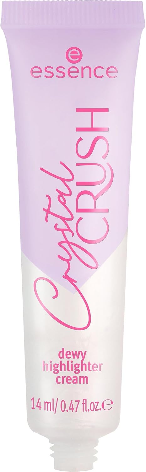 essence Kremowy rozświetlacz CRYSTAL CRUSH dewy highlighter cream, naturalny, błyszczący, mieniący się (14ml)