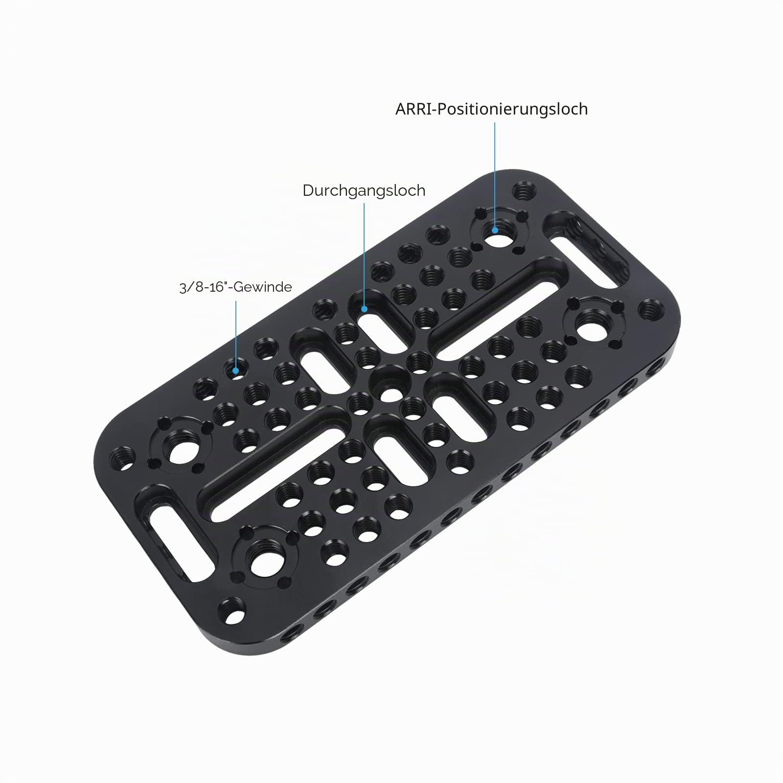 NICEYRIG Kamera Käseplatte für Ursa Mini Kamera stangenklemmen Käfige Befestigung Railblocks