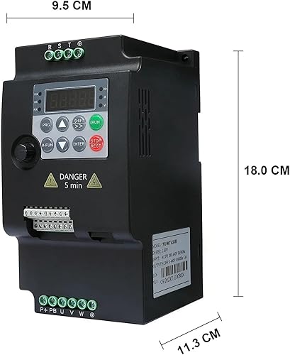 Miniatura 3 de VFD 0.751.52.245.5KW 220V380V Salida trifásica Convertidor de accionamiento de frecuencia variable Inversor de controlador de velocidad del motor