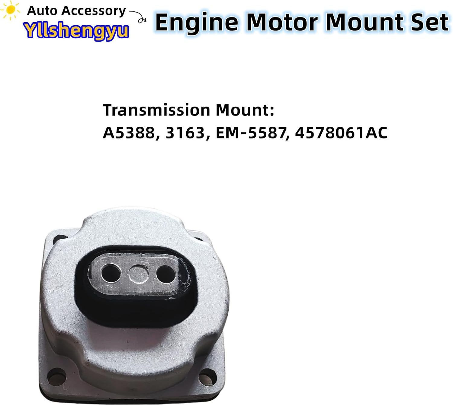 3pcs Engine Motor & Transmission Mount Kit for 2011-2022 Charger/Challenger/Chrysler 300 3.6L V6/5.7L V8 Replacement A5388 A5522 3162 3262