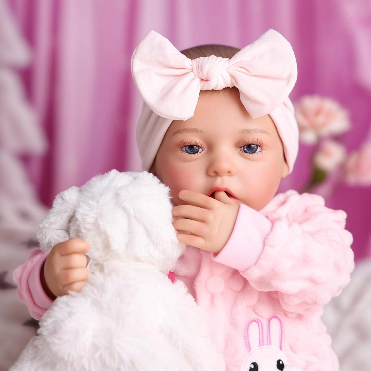 BABESIDE Reborn Baby Dolls - 20-inch Cute Soft Vinyl Realistic Baby Doll Real Life Baby Dolls with Complete Accessories Perfect for Cuddling, Playtime, and Gift Giving