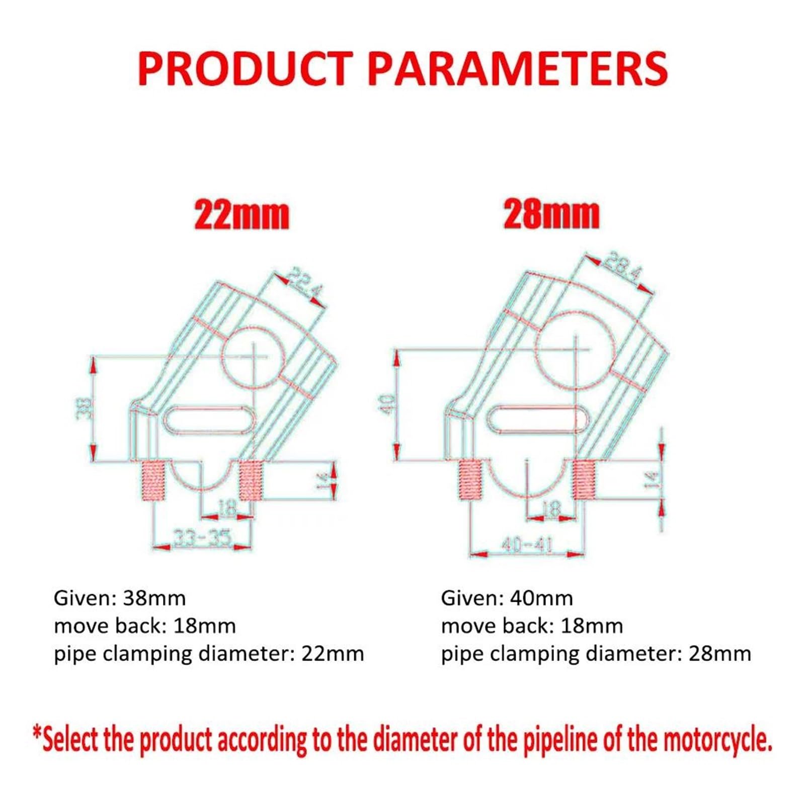 Per Suzuki VSTROM 650 1000 1050 1050XT V-STROM 250 DL250 DL650 DL1000 Riser Manubrio Motocross Morsetto Di Montaggio Per Fossa