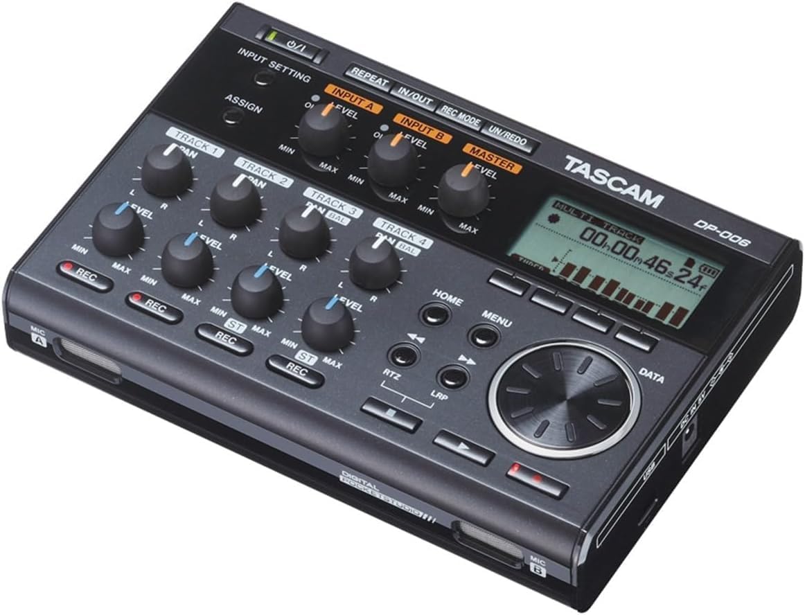 Tascam DP-006 Digital Portastudio Multitrack Recorder