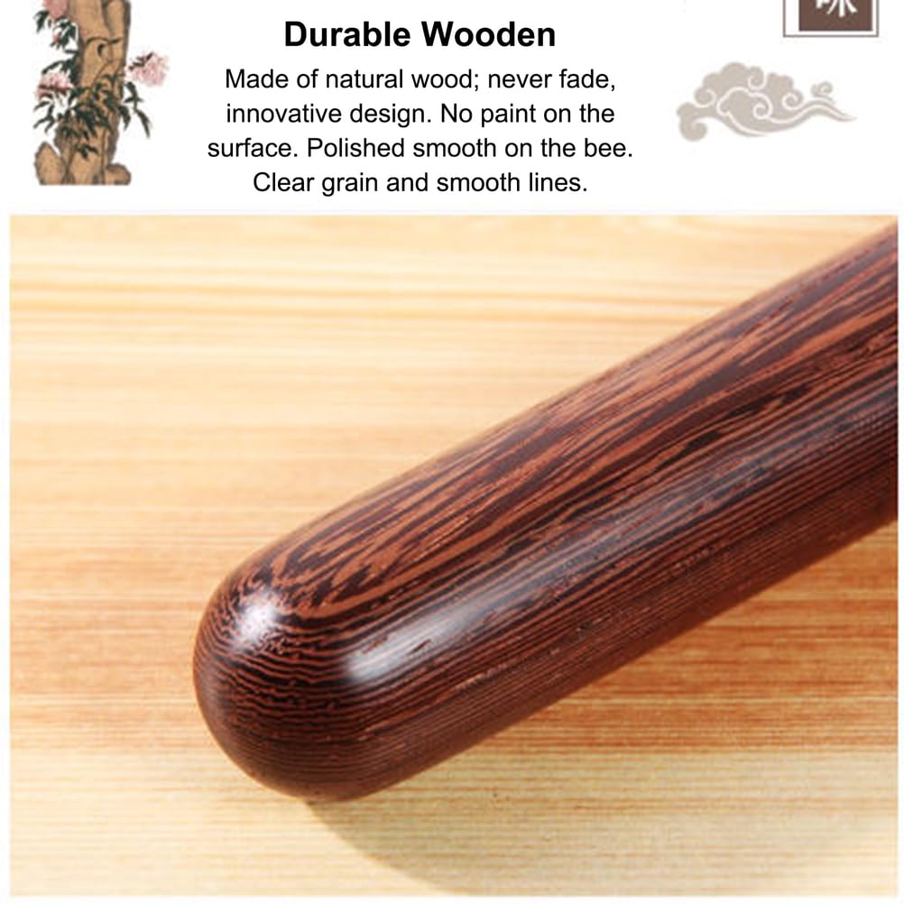 Règle De Tai Chi Traditionnelle Chinoise, Bâton De Tai Chi en Bois Massif, Posture De Qi Gong, Arts Martiaux, Taiji Bang Portable pour Seniors Et Débutants