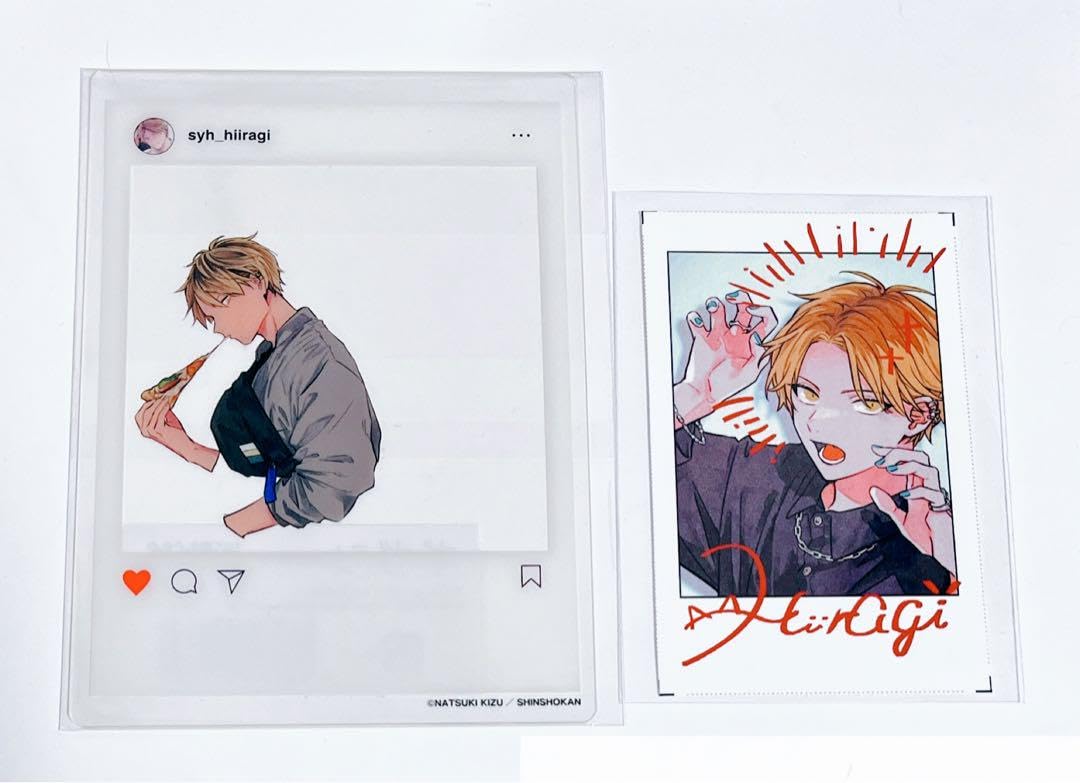 ギヴン 映画 特典 SNS風クリアカード 全種 ギヴン 映画 特典 SNS風