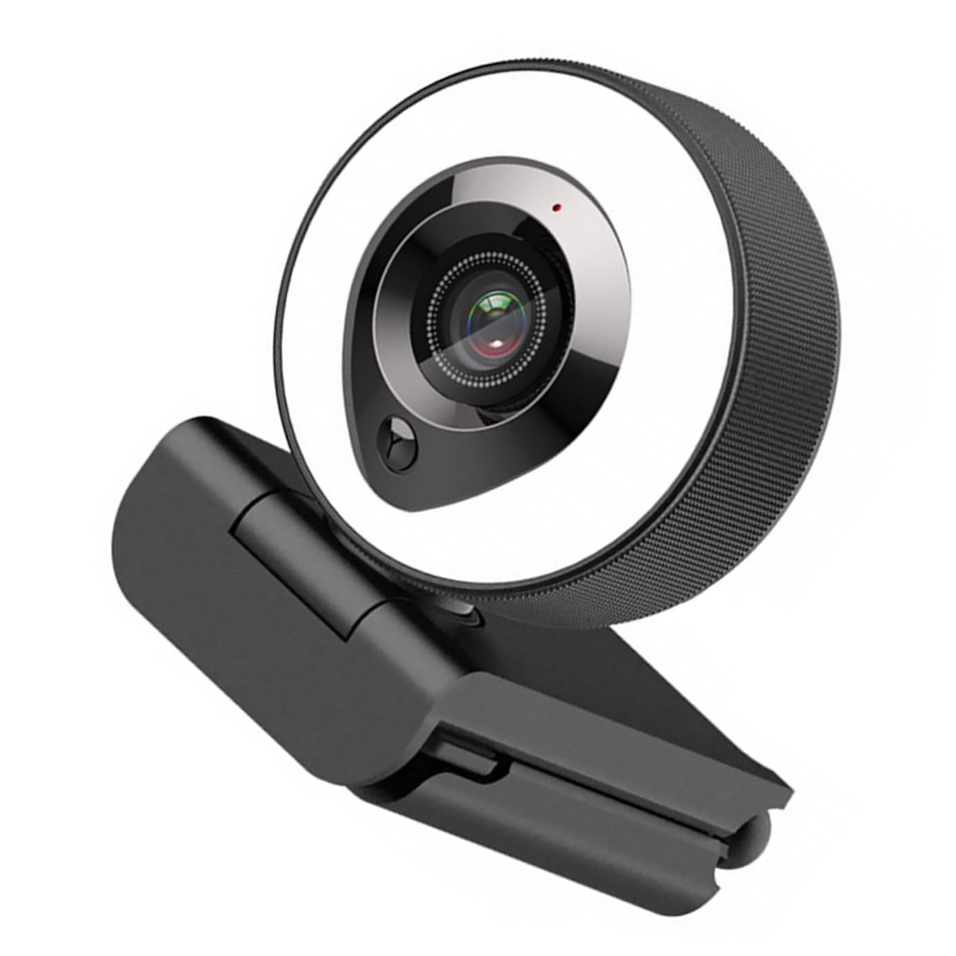 Webcam avec microphone intégré lumière de remplissage pour streaming USB - 8