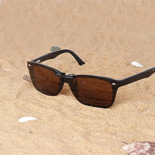 Image of Polarized CLIP-ON Sunglasses for RAY-BAN RB5228 RX5228