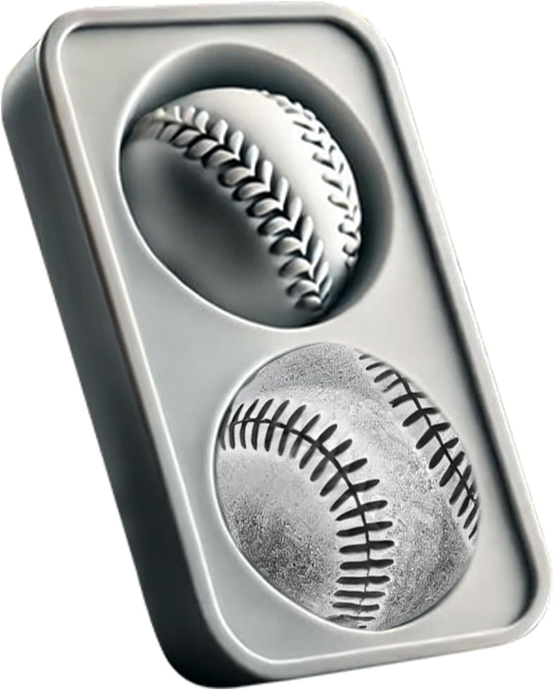 Silicone Ball Mold – Baseball Shaped Kitchen Gadget, Spherical Maker Tray | Reusable Cube Mould for Whiskey, Tea, Coffee, Home, Outdoor, Camping, Picnic, Party, Family Gatherings, Drinks
