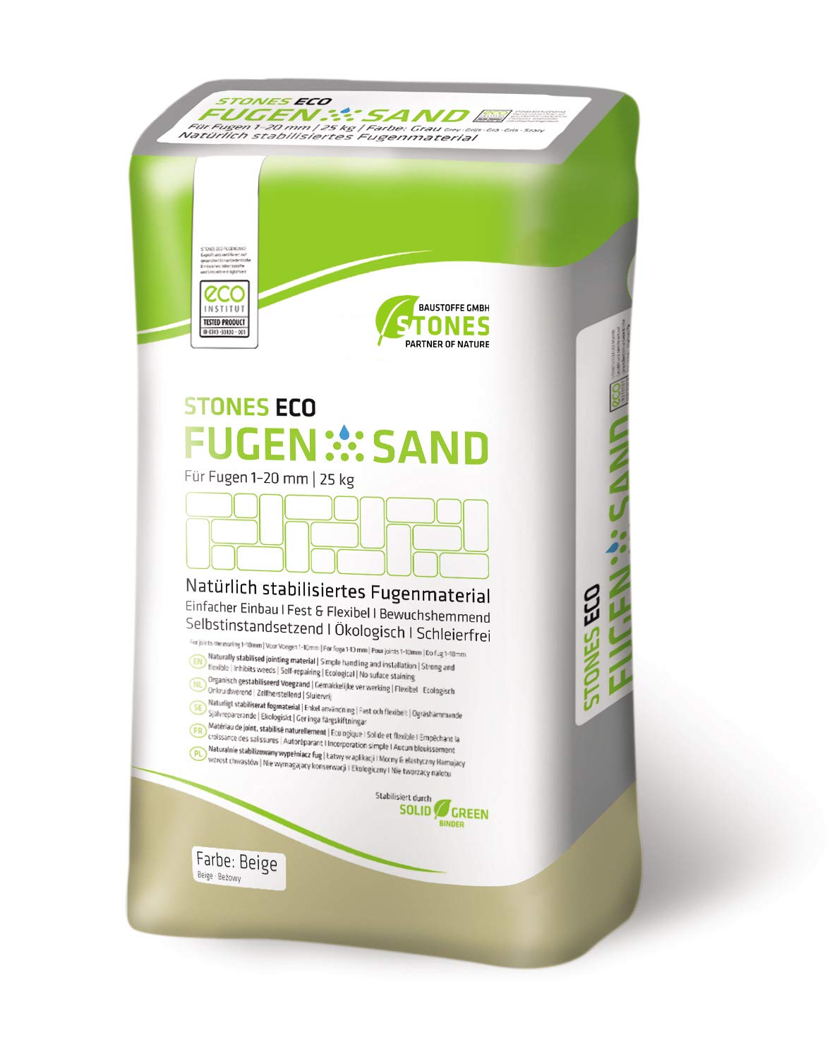 Fugensand 1-20 mm, 25 kg (beige)