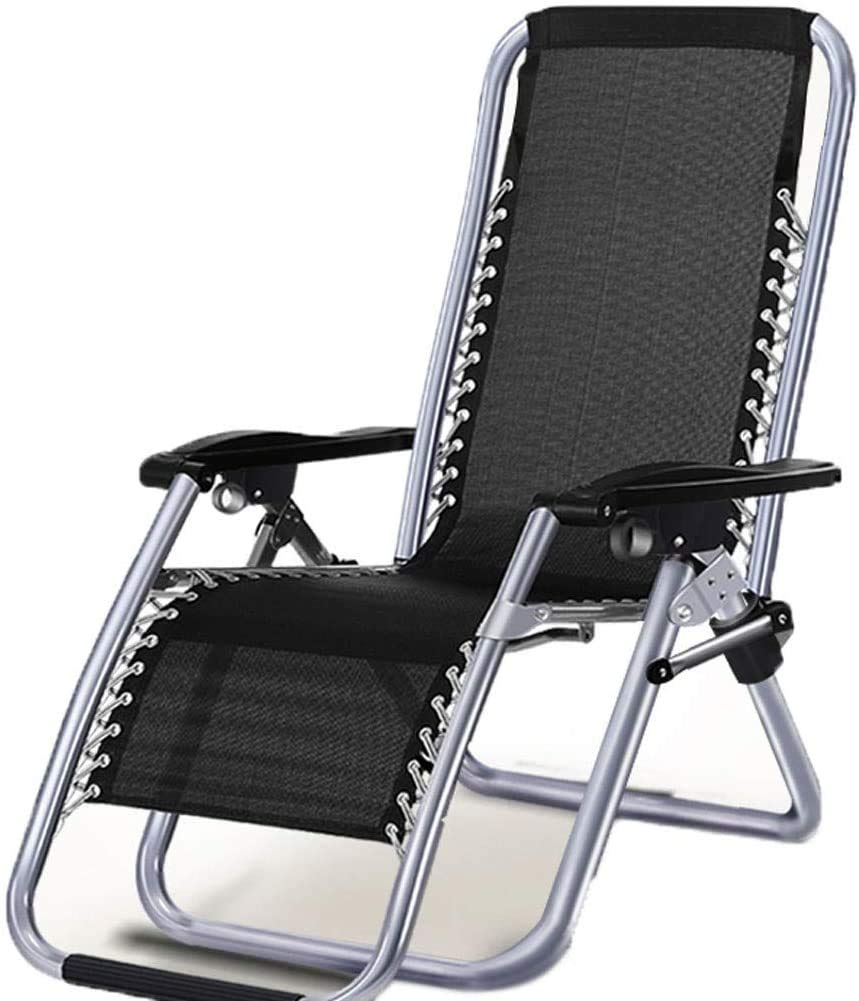 Chaises de patio inclinables et lit de camping portable pour extérieur