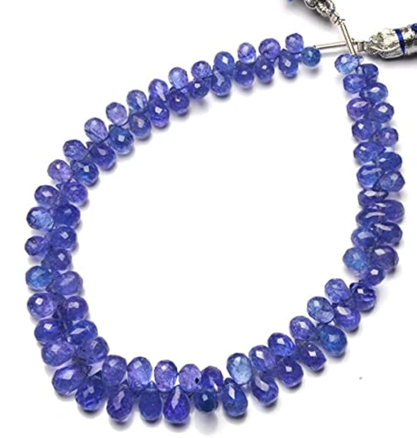 Tanzanite naturelle 4x6mm 5x7mm briolette goutte pour fil création bijoux artisanaux