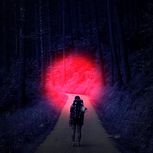 Miniatura 7 de Linterna de luz roja de atenuación continua, pureza alta de 620nm-630nm, brillo ajustable y enfoque para observación nocturna, astronomía, aviación