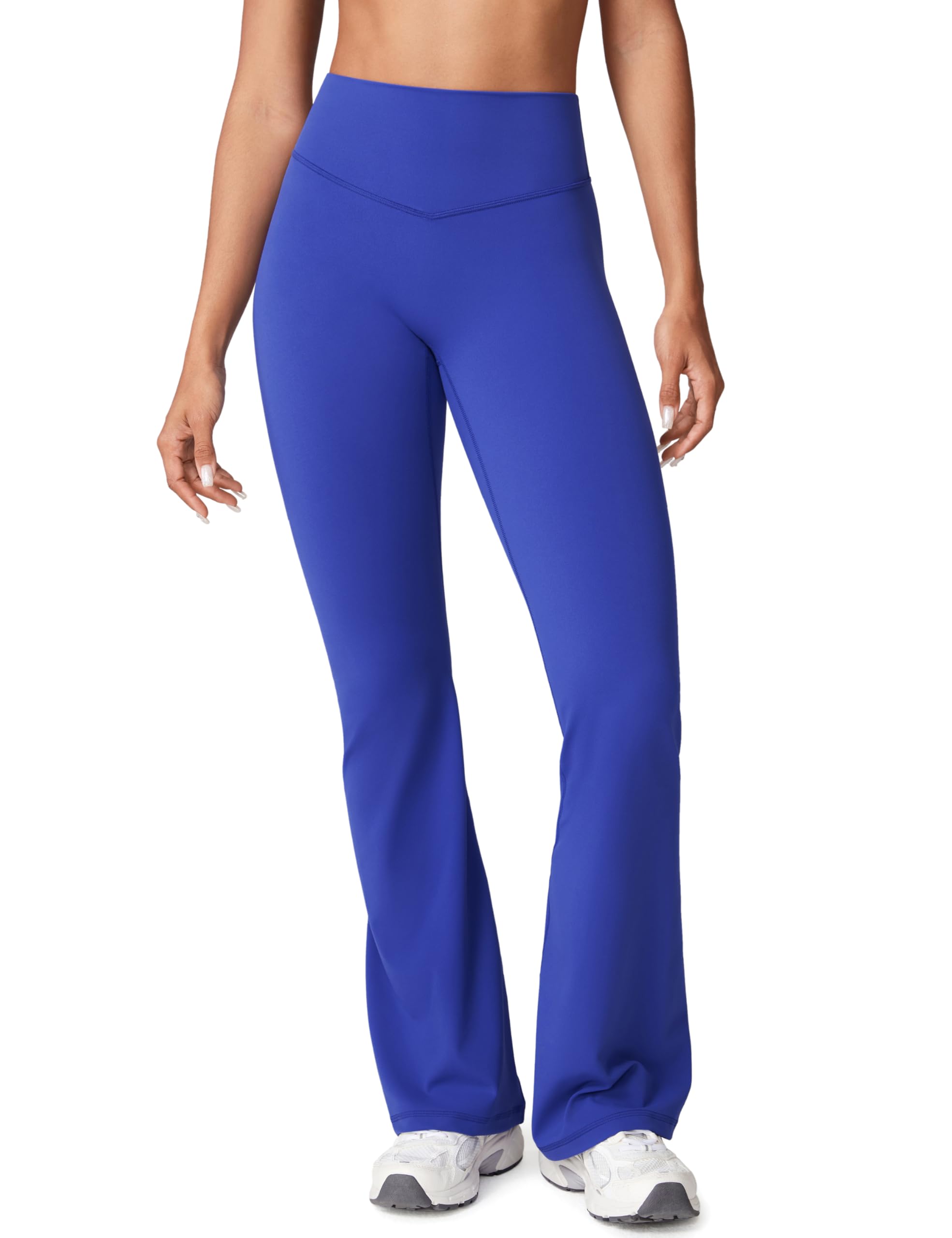 UNISSU Hugcurve No Front Seam High Waisted Flare Leggings for Women Bootcut Yoga Pants Buttery Soft Lounge Workout - 31''