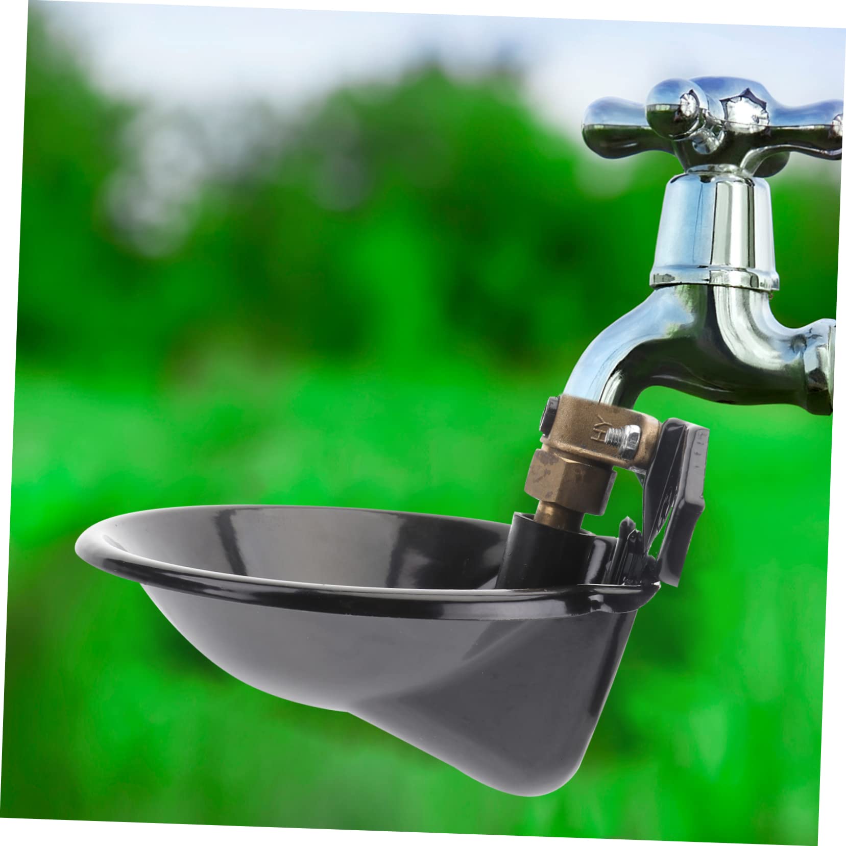 ibasenice Bebedero Automático Sistema de Alimentación de Agua Resistente al Óxido de Hierro y Cobre para Ovejas y Cabras para Uso en Granja