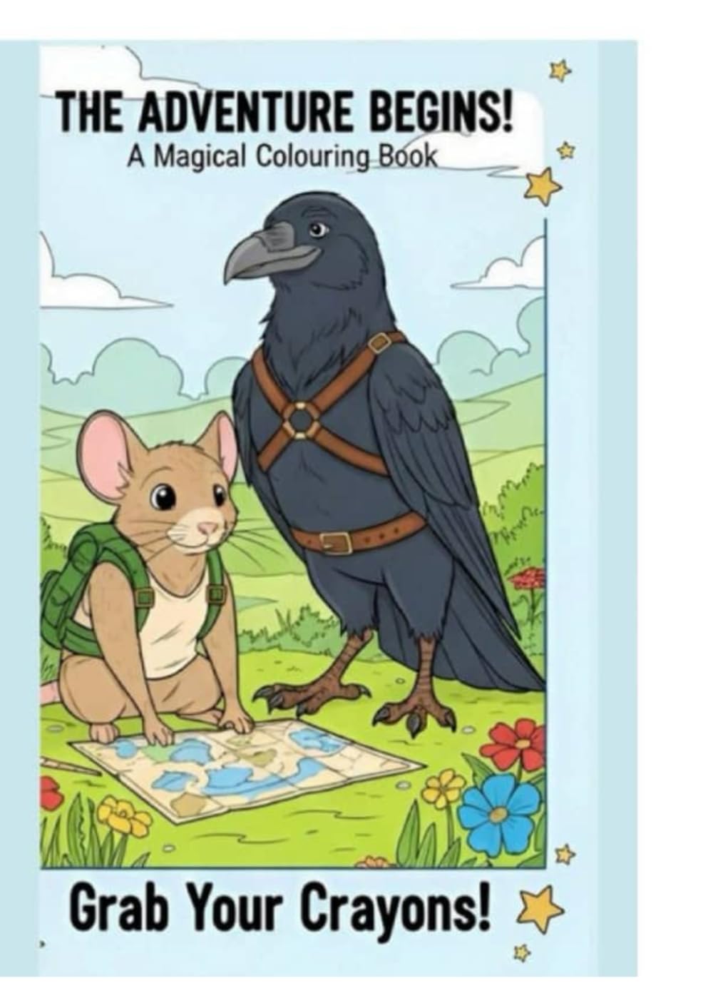 The Adventure Begins!: A magical colouring book