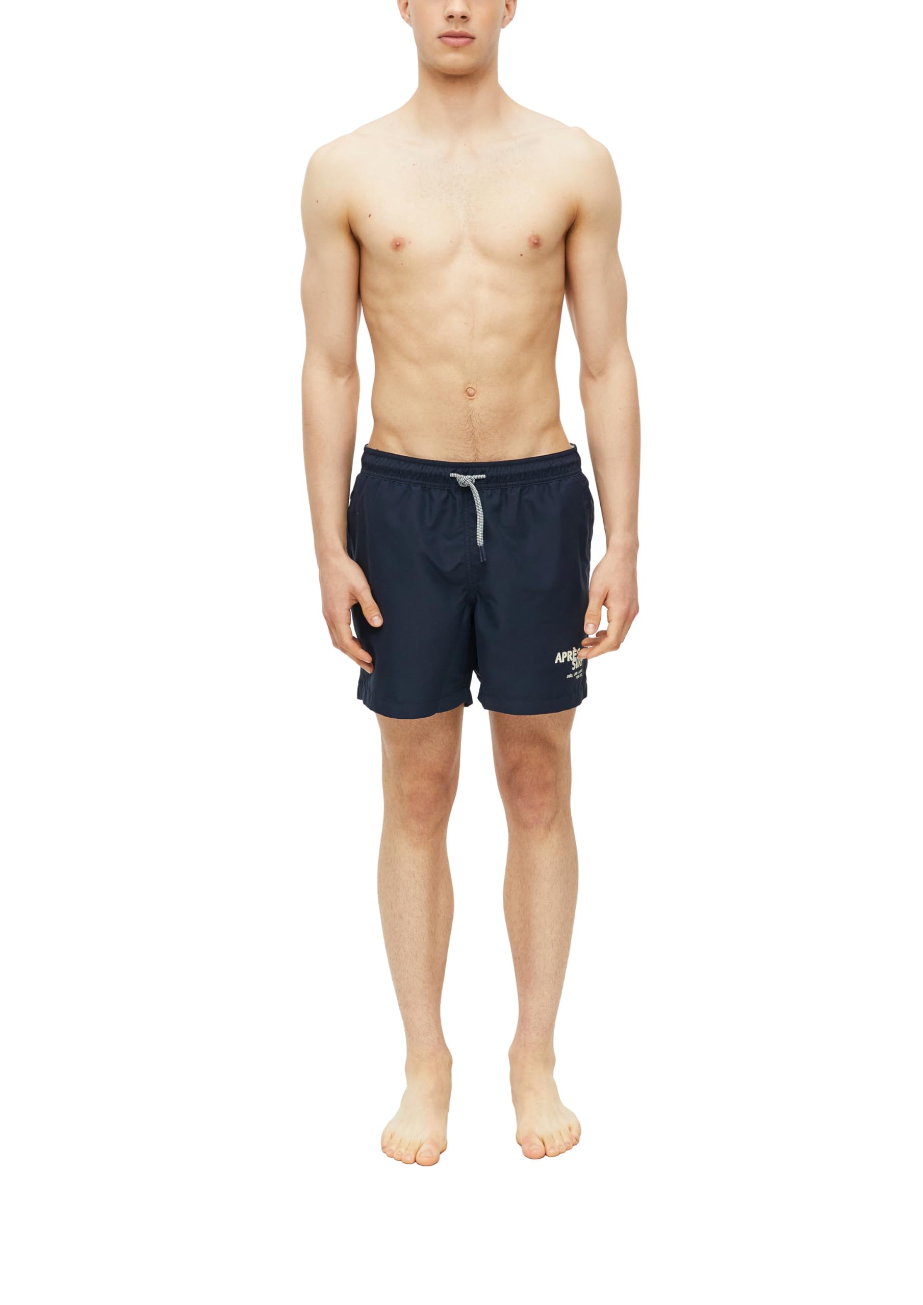 s.Oliver Men's 2179311 Swimming Shorts (Pack of 1), Blue, 3XL