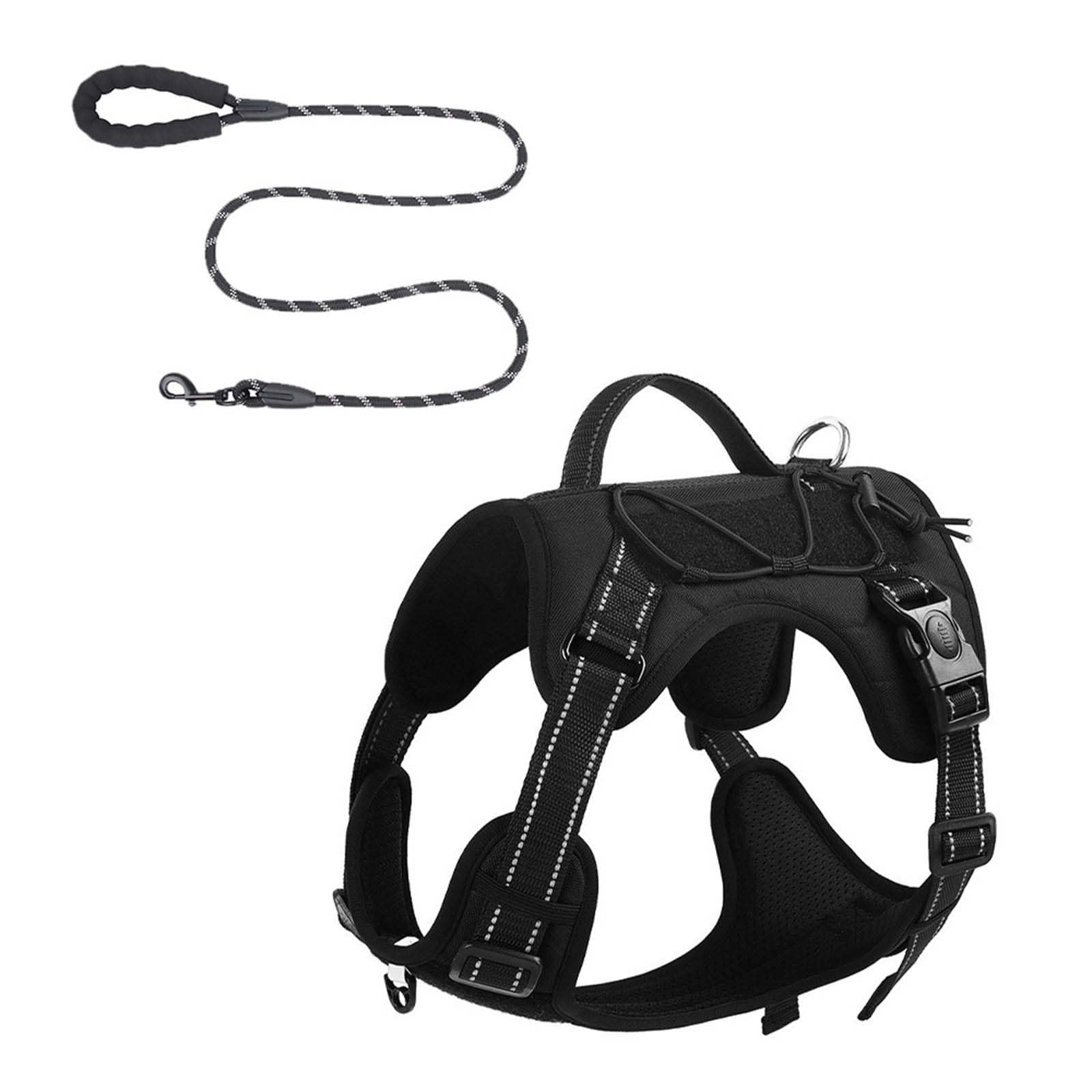 MICFENY Dog Vest Adjustable Training Harness for Large Dogs Harnesses Strong Multifunctional Leash Harness Soft Handle