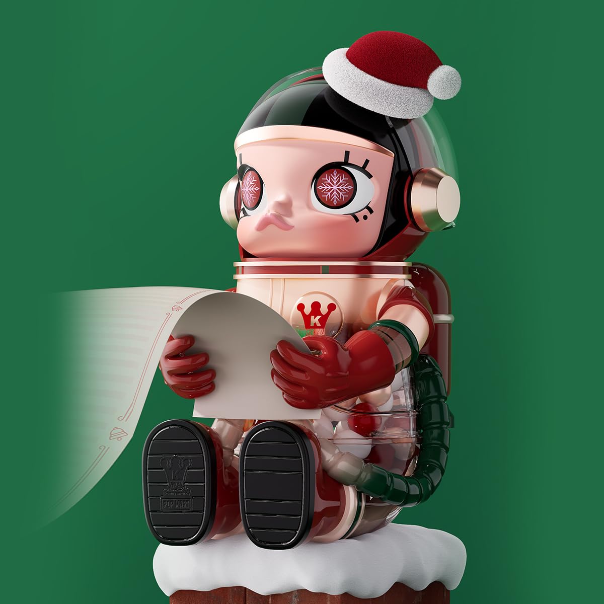 Amazon.co.jp: POP MART MEGA COLLECTION 400% SPACE MOLLY