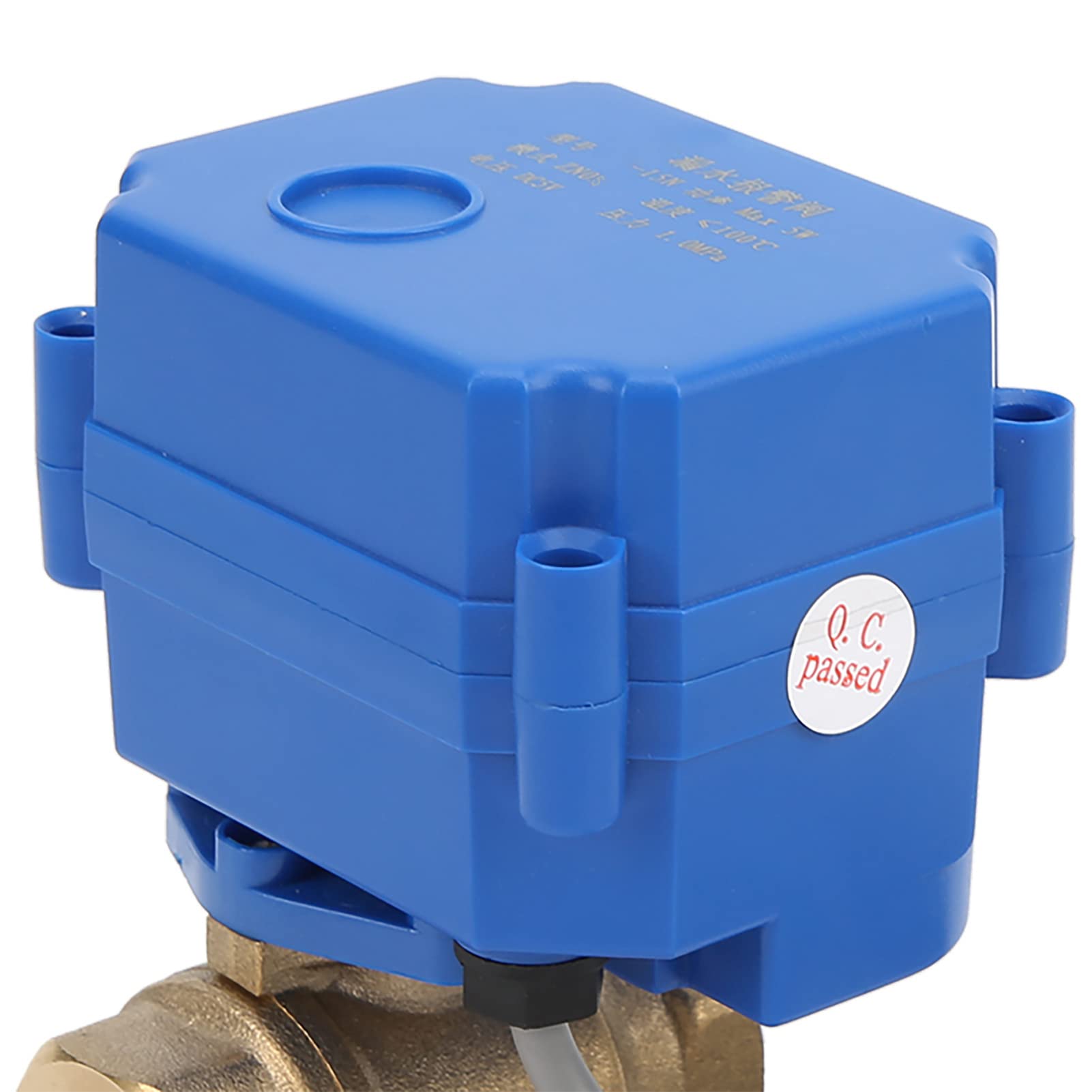 Wasser Lecksensor, Überlaufmelder und Wasseralarm mit 2-Wege-Ventilsteuerung, für Leckageüberwachung und automatische Wasserabschaltung in Bad, Küche und Technikraum