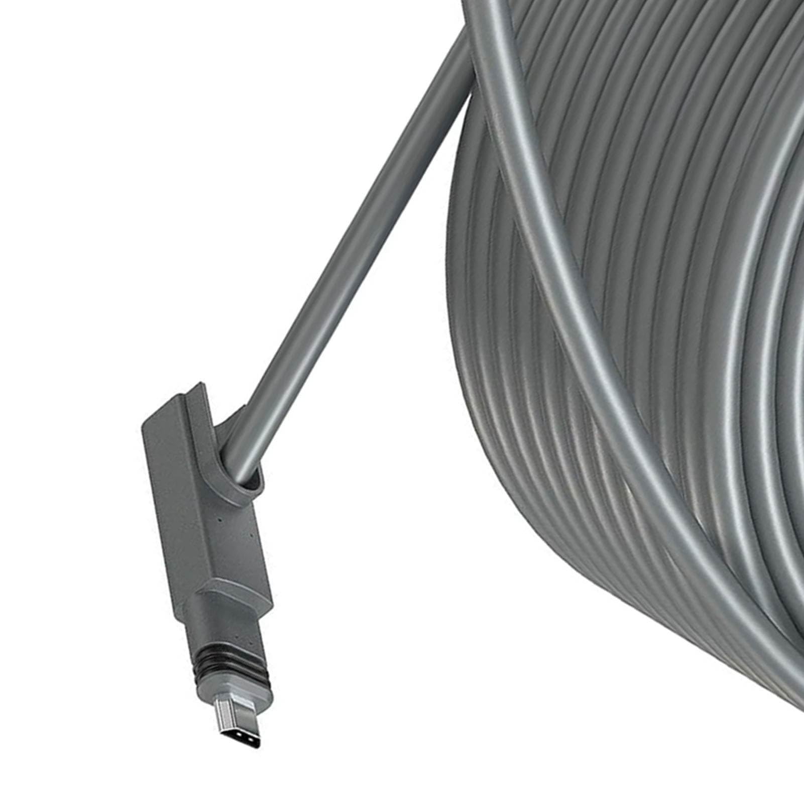 Cable de Extensión Resistente Al Agua para Satélite Rectangular V2 de 147,6 Pies con Tapas para Mayor Durabilidad