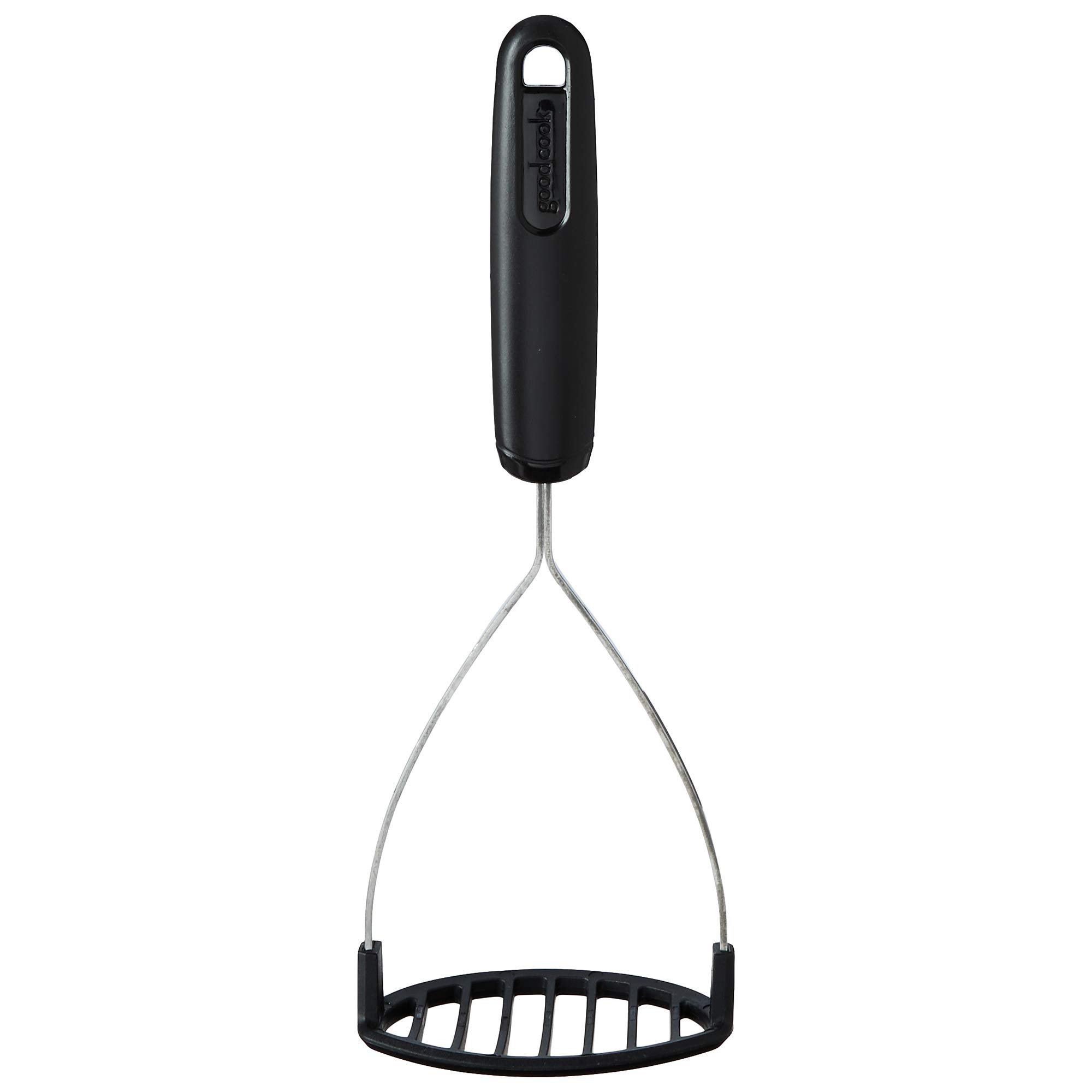 GoodCookNylon Potato Masher with Weighted Handle, 10in, Black