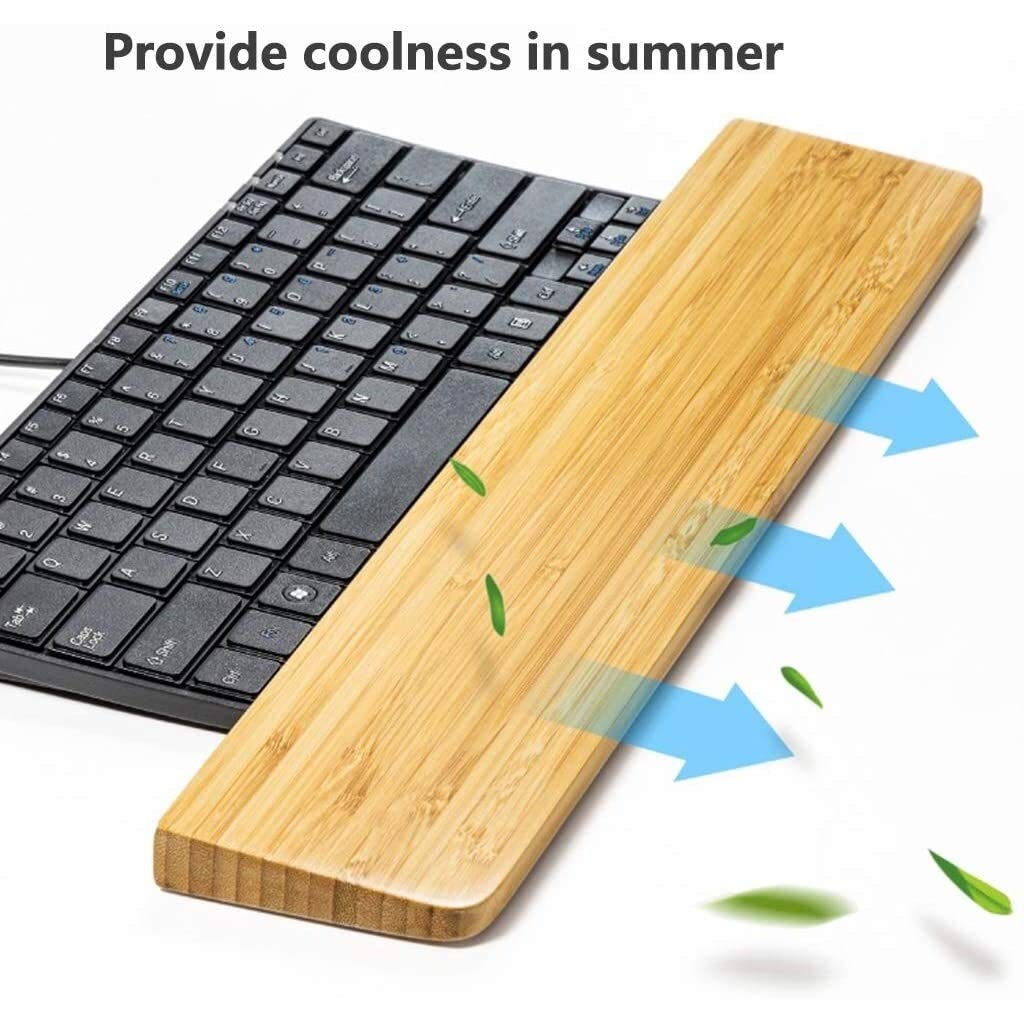 Vassoio ergonomico per tastiera con supporto per il polso, comodo poggiapolsi da scrivania per computer e laptop, aumenta la produttività e allevia il dolore al polso