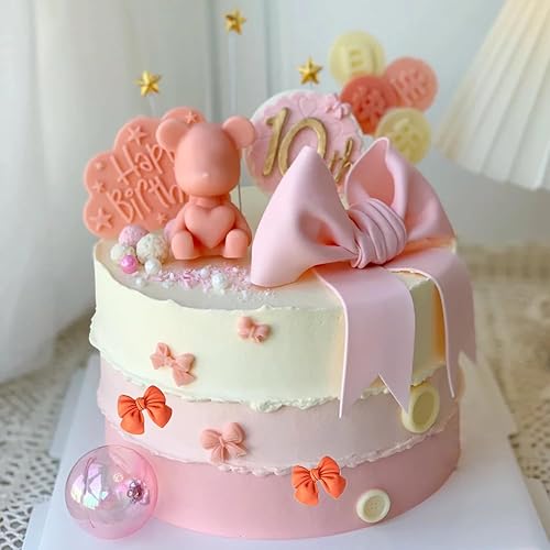 Miniatura 3 de MINFEIDMS Moldes de silicona para fondant, moldes de caramelo de chocolate para decoración de pasteles, decoración de cupcakes, pasta de goma de