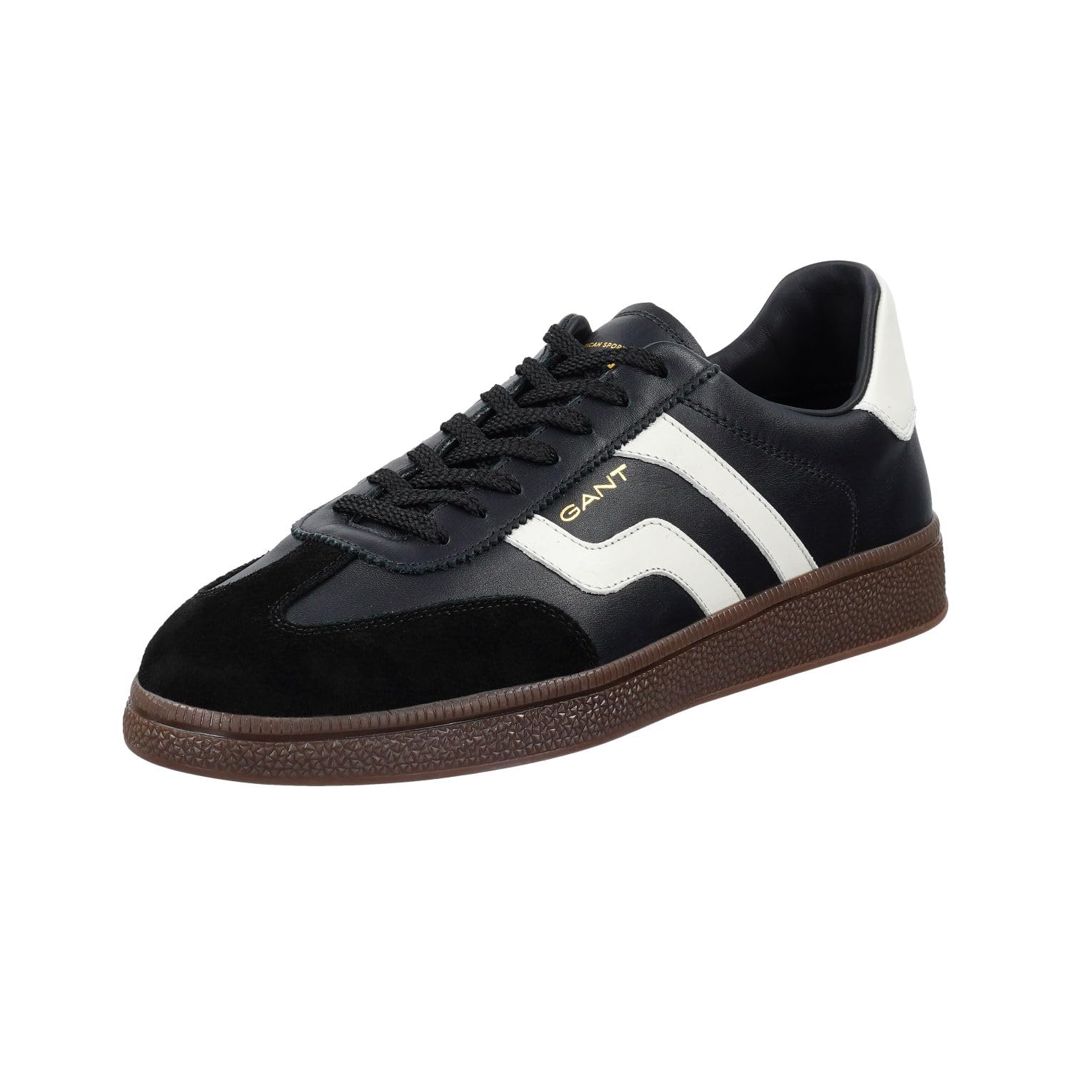 Gant Men's Black Cuzmo Leather Sneakers (46)