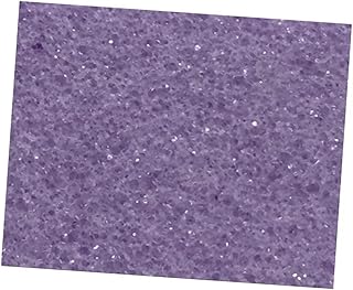 فوميز. حجر القدم قطعة واحدة من حجر الخفاف الطبيعي لازالة القدم، ادوات باديكير للقدمين وتقشير القدم، حجر خفاف لازالة القدم، مكشطة بلون ارجواني بلوري