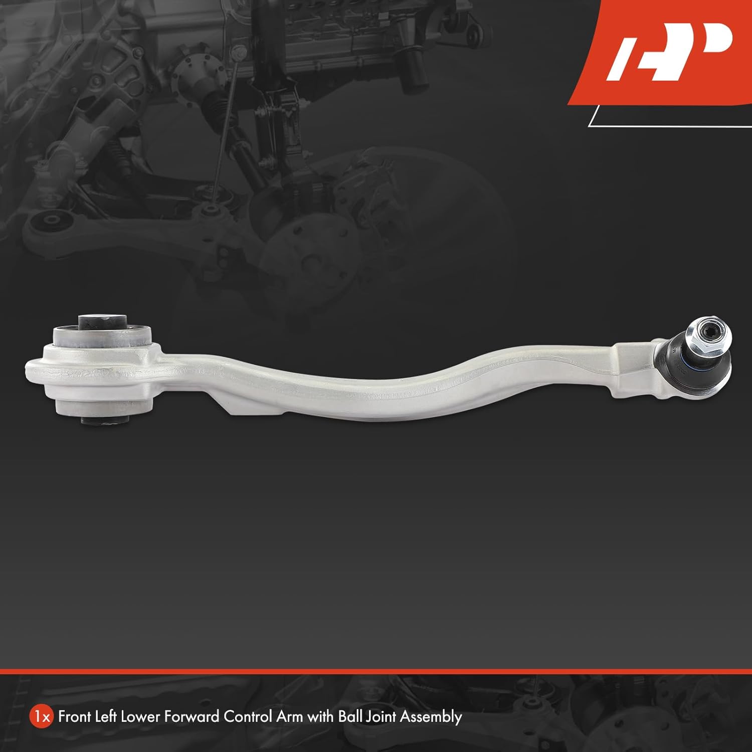 A-Premium Front Left Forward Lower Control Arm, with Ball Joint & Bushing, Compatible with Mercedes-Benz C230 2008-2009, C250 2010-2012, C300 2008-2014, C350 2012-2015, E350 2012-2014, AWD